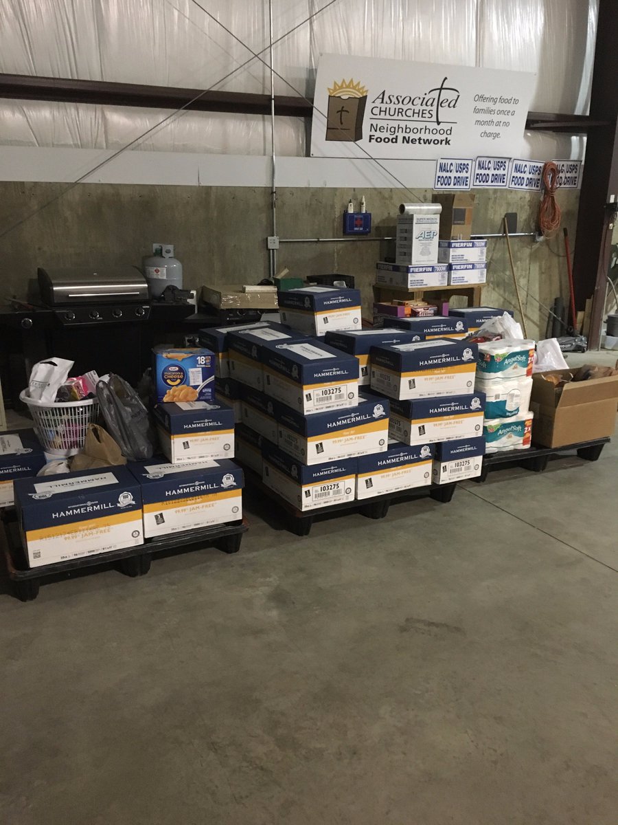 AssocChurches's tweet photo. Thank you to all at @BrotherhoodIns for their generous donation. 1353 lbs. to help feed our community. 😃 #givingback https://t.co/EuZ6lZqOmQ