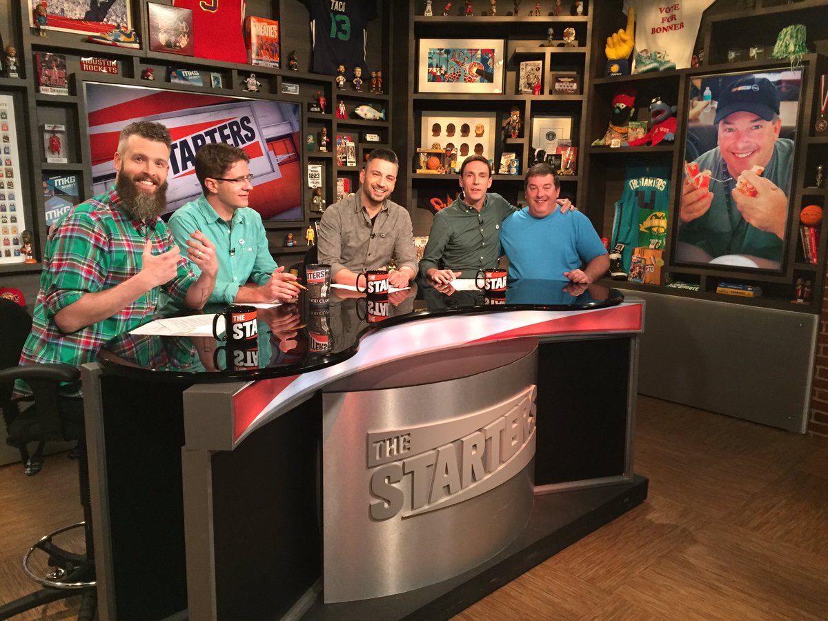 Wolfpack_Brick's tweet photo. Glad to be back on #TheStarters this week with this great group of guys. https://t.co/HqVkvQMh86