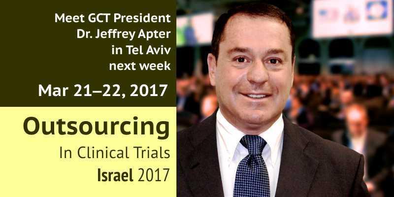 gctrials's tweet photo. #OCTIsrael 2017 is under way. Want to schedule a meeting with #GCT? Message us at gct@gctrials.com! @ArenaIntOCT #Clinicaltrials #CRO #CEE https://t.co/kSSCe8AoCz