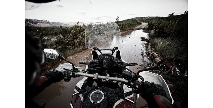 Taking the road less travelled is one of the best experiences you can have with a motorcycle #africatwin #trueadventure #mondaymotivation