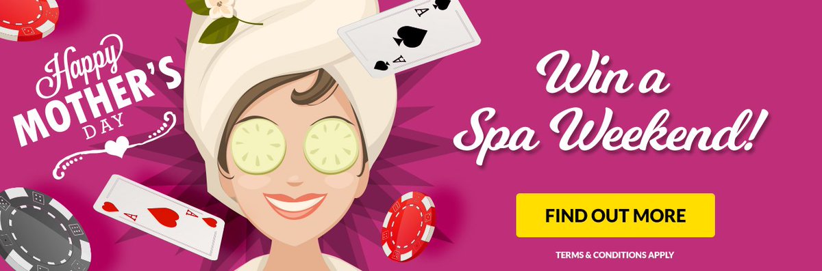 Wager just £10 from the 18th of March to the 26th of March and you’ll gain entry into our mothers day spa weekend draw. #mothersday #spa