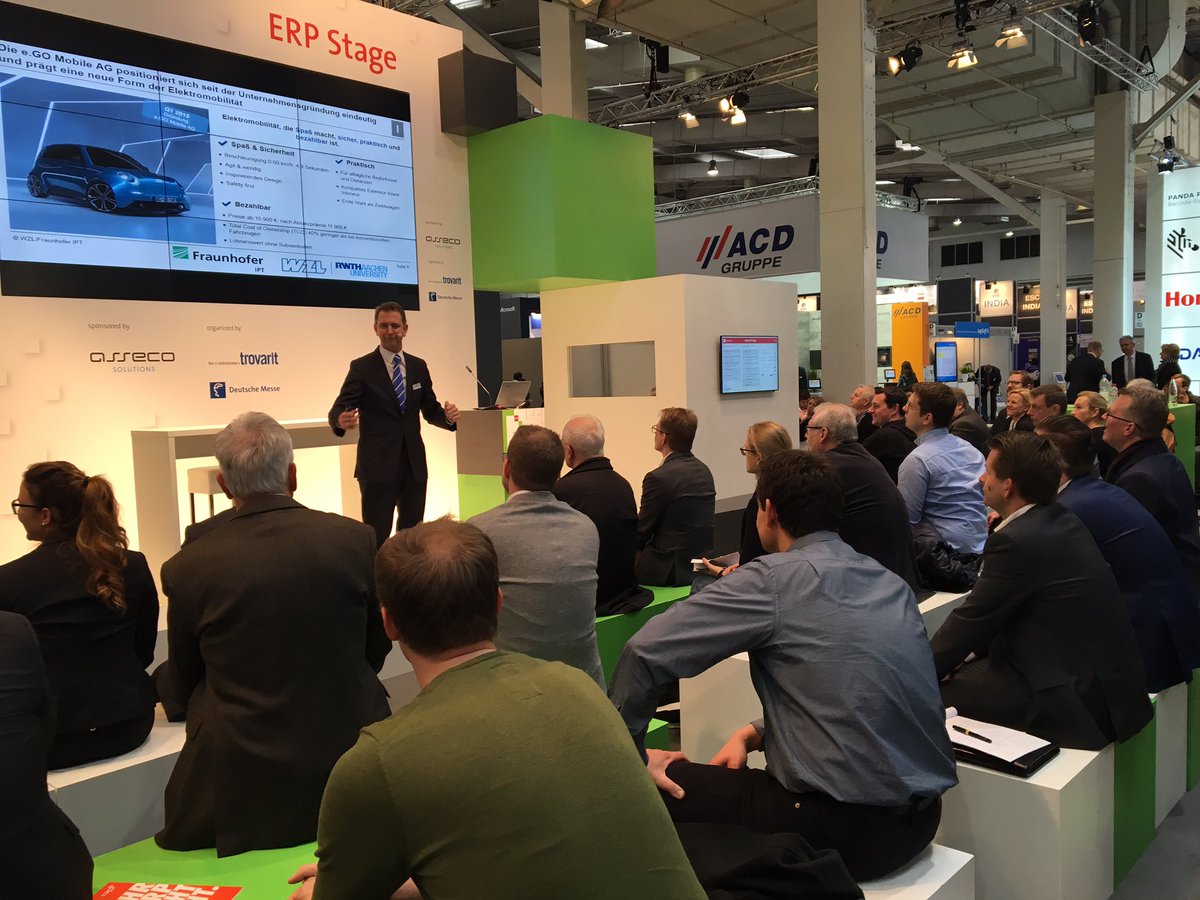 Prof. Dr. Schuh von der e.Go Mobile AG über agile Produktentwicklung im Bereich der Elektromobilität #CeBIT17