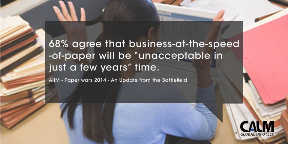 CalmInfotech's tweet image. Paper is a drag; go for business process transformation. #CalmDocMgt #Digitization #EnterpriseContentMgt #Paperless