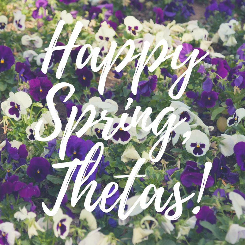 ThetaFoundation's tweet photo. Happy Spring, Thetas! #firstdayofspring https://t.co/JwHD7JTpd8