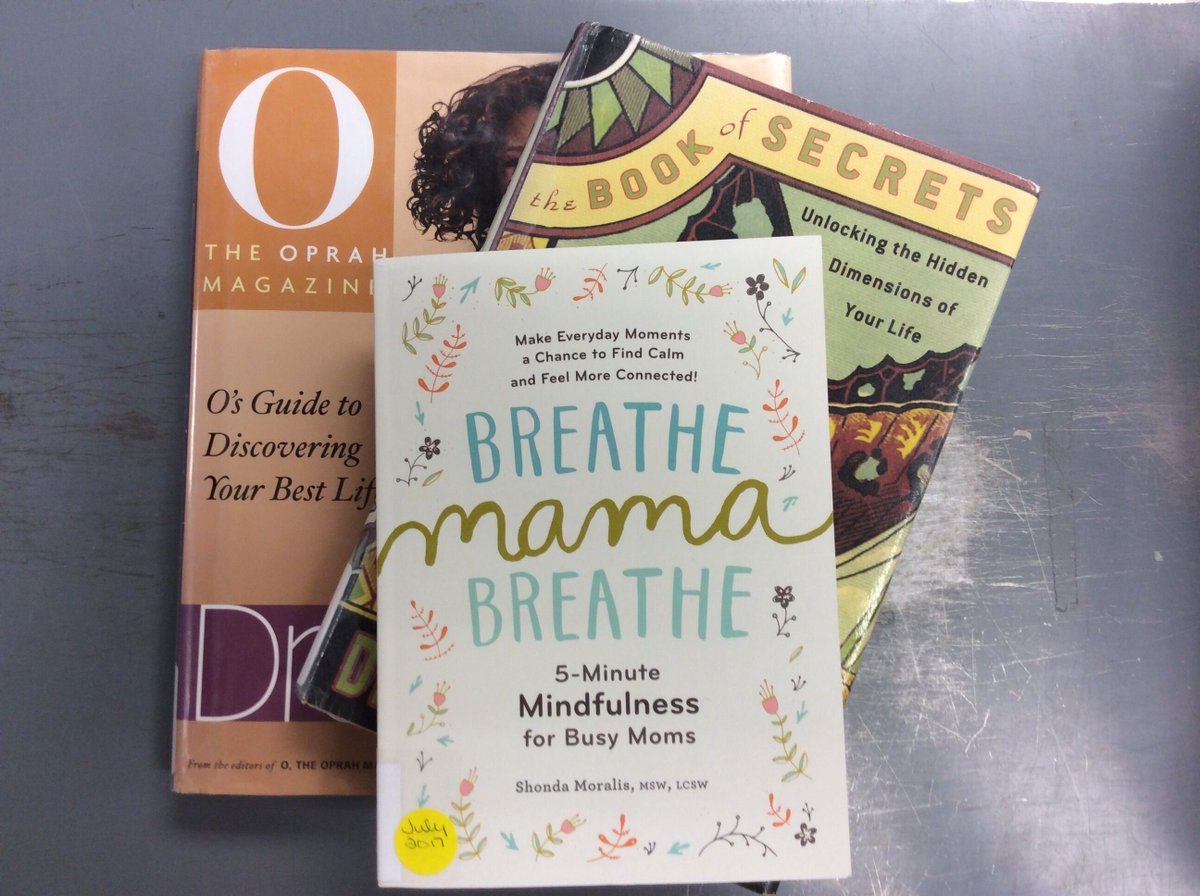 TaberLibrary's tweet image. #TaberPublicLibrary is here to help w #MindfulMonday. Books on mindfulness: buff.ly/2nivgOC. #Taber