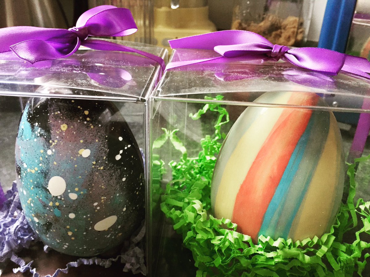 .<a href="/SucculentChoco/">Succulent Chocolates</a> in a gal-eggs-y far, far away.... Actually, just <a href="/coffeetreeroast/">Coffee Tree Roastery</a>. #BloorWestVillage #Easter #EasterEggs