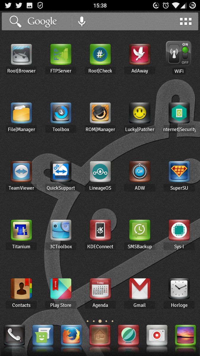 OunafFanou's tweet image. @LineageOS_  @ADWLauncher2 @Czarnomorski THANK YOU 
 😍😋
#Lineageos14.1
#ADWLauncherOne 
#DCikonZ
#Nougat7.1.1 
#GalaxyS4