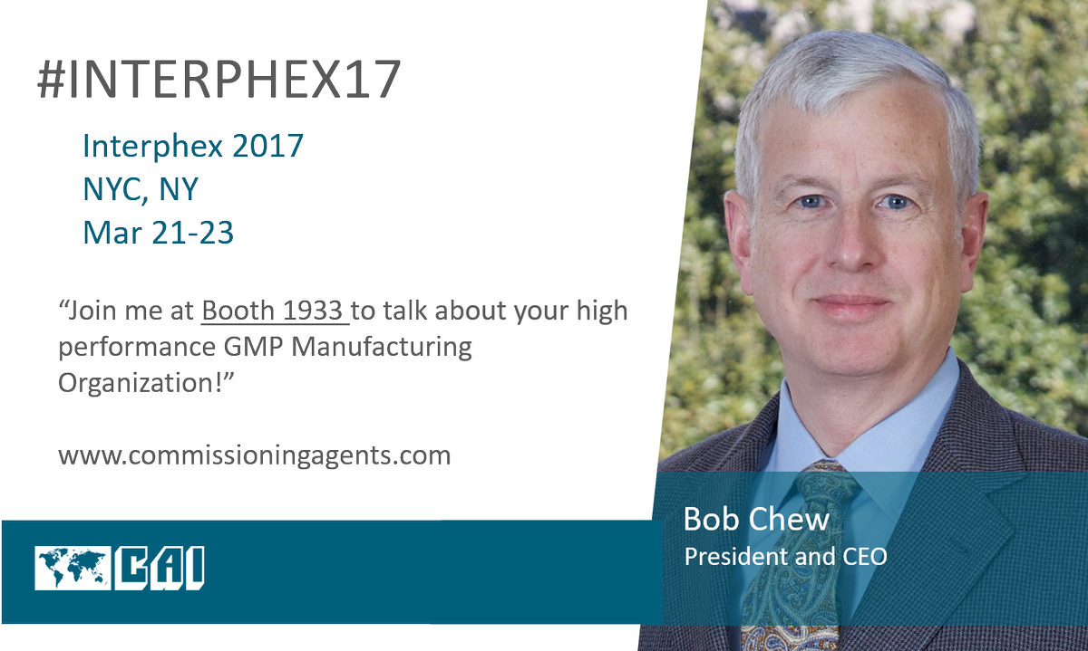 JenniferC_CAI's tweet photo. Excited to be arriving in the big apple!  Come visit me at Booth #1933. https://t.co/19Z385vpKr #INTERPHEX17 @BillD_CAI https://t.co/k24CfWcyov
