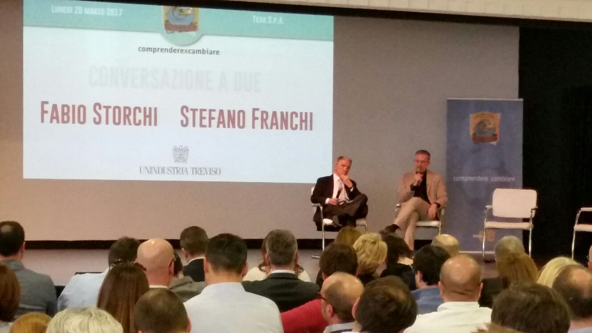 Federmeccanica's tweet photo. "Le persone al centro x la fabbrica del futuro":@ste_franchi moderatore d'eccezione a #Treviso Tavola rotonda al via #futurefactorytv https://t.co/fQn2gcq1wr