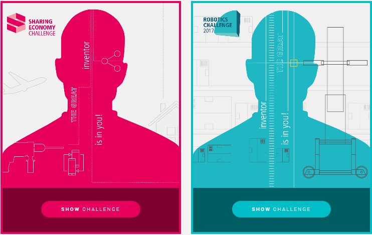 DHL_NLpers's tweet photo. #DHL daagt creatieve denkers uit in de Innovation Challenges 2017. 2 logistieke uitdagingen voor slimme uitvinders!
https://t.co/89CwNDWDK1 https://t.co/o0n733fTfS