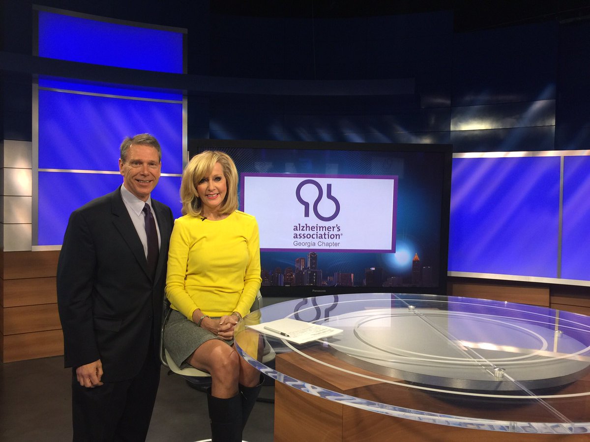 DanGoerke's tweet photo. Interviewed by Kimberly Kennedy of #ATLPluggedIn about Alzheimer's and caregiving. Need more funding for research! #EndAlz #ATLPluggedIn https://t.co/CG0aeDgJIO