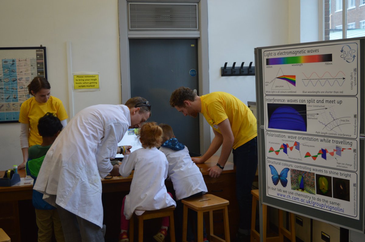 VignoliniLab's tweet image. Memories from the Open Day @ChemCambridge: Who knew you could create art from tape? #birefringence #outreach