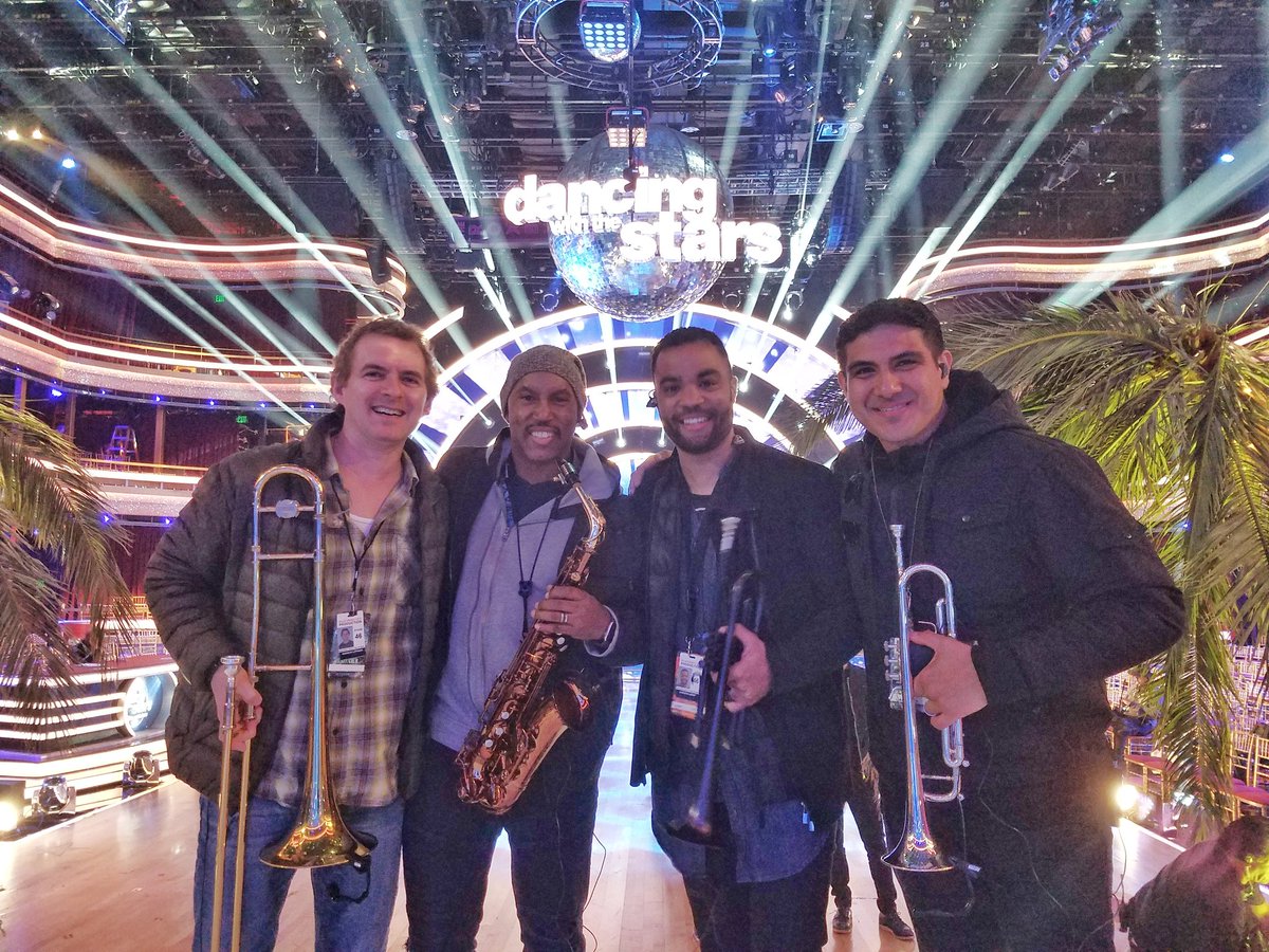 LippBone's tweet image. Back in the saddle with my boys! #DWTS #CrackOfDawnHorns