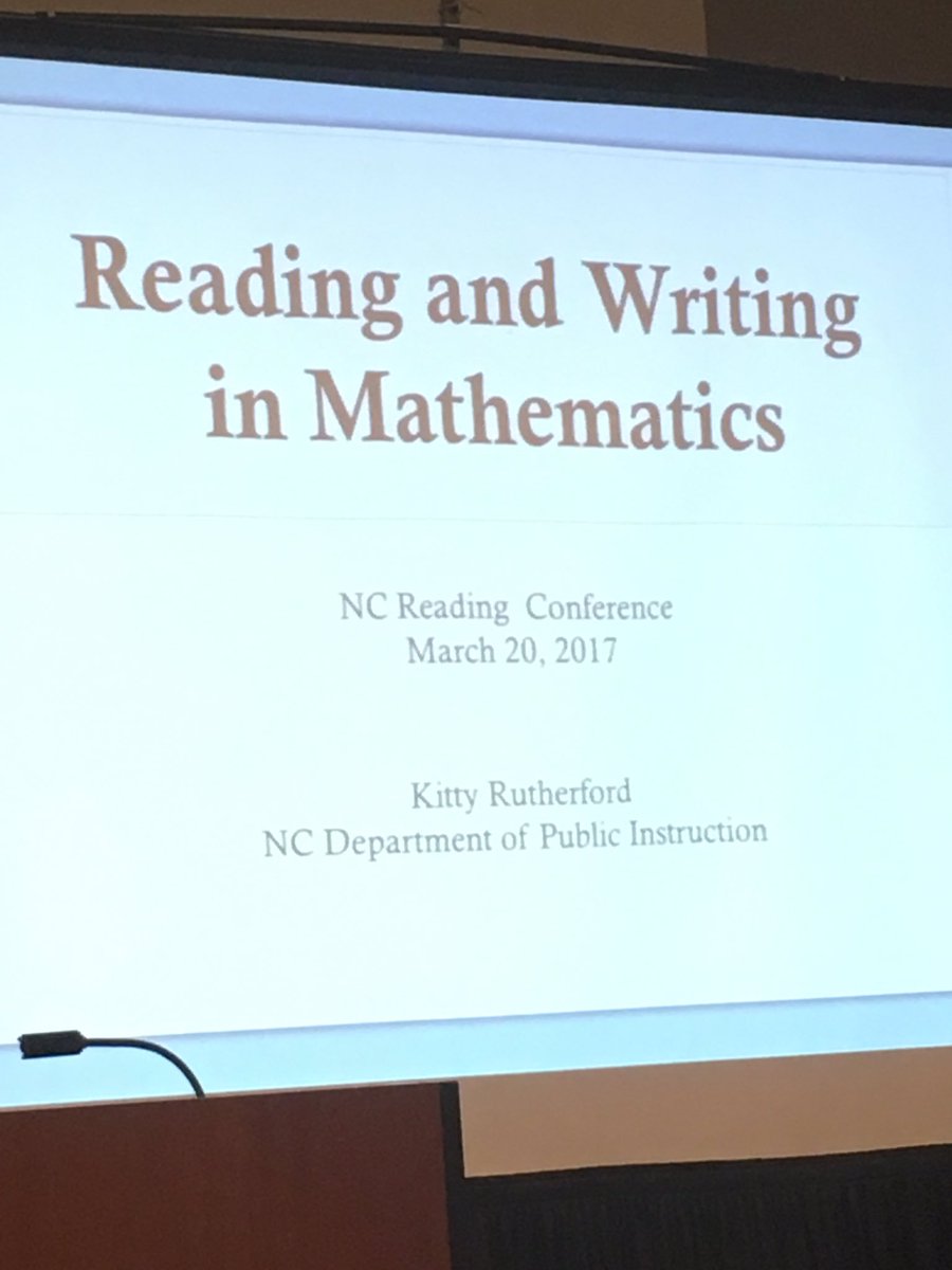 rebekah_lonon's tweet image. Excited to hear Kitty Rutherford at the NCRA conference! @NCMathematics #mathmatterstoo