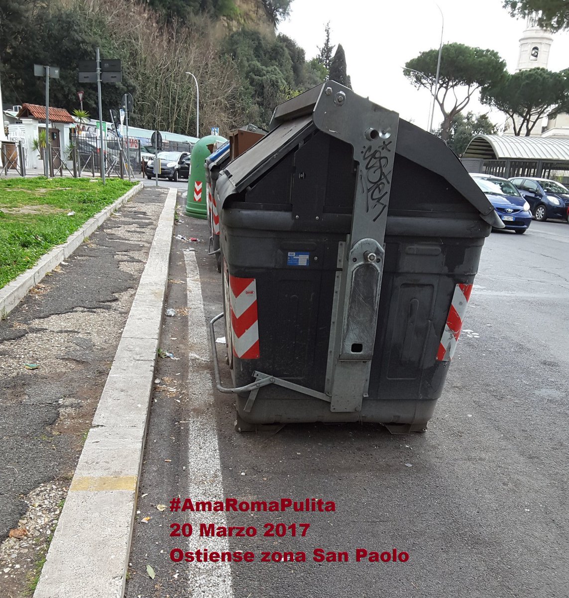 allenatorebis's tweet photo. #AmaRomaPulita
Oggi 20Marzo2017
#ViaOstiense angolo via #GiovanniDaEmpoli zona San Paolo
Mentre i pdioti vedo spazzatura nel loro cervello! https://t.co/IJe8klRaeQ