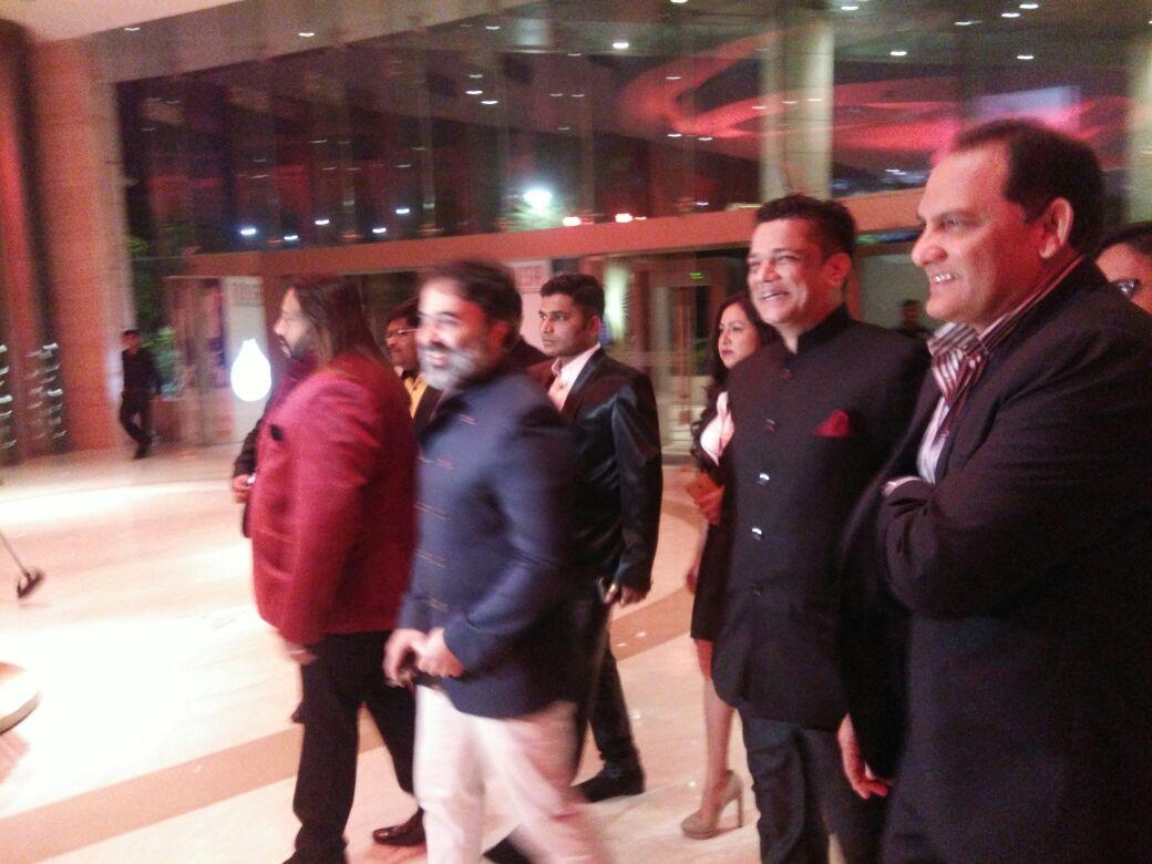 TrueSportsIndia's tweet image. Mr Zahir Rana with Mohammad Azharuddin at TOISA 2017 to announce the dream channel for common man with a vision to play cricket #TrueSports