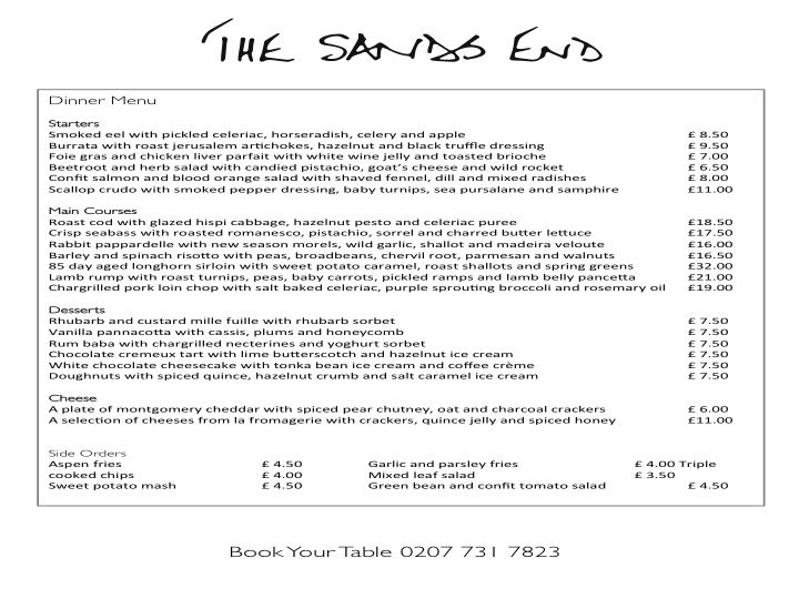 Our dinner menu. Need we say more? #deliciousdinners #gastropubs #nomondayblues