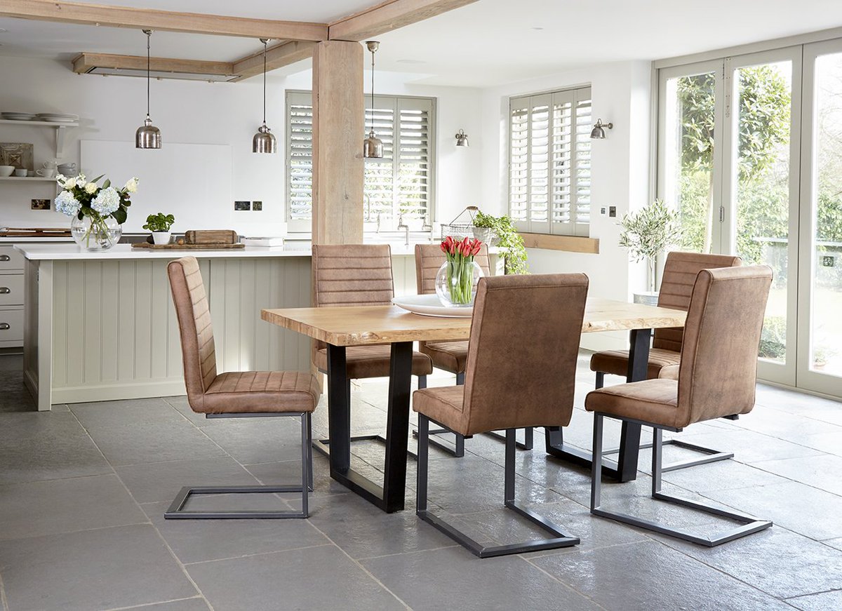 CorndellFurn's tweet photo. Excited to introduce our #new #OakMill range, a striking #oak range with raw edges &amp; wood or black steel details. #NewAtCorndell https://t.co/A3RnK3wP8G