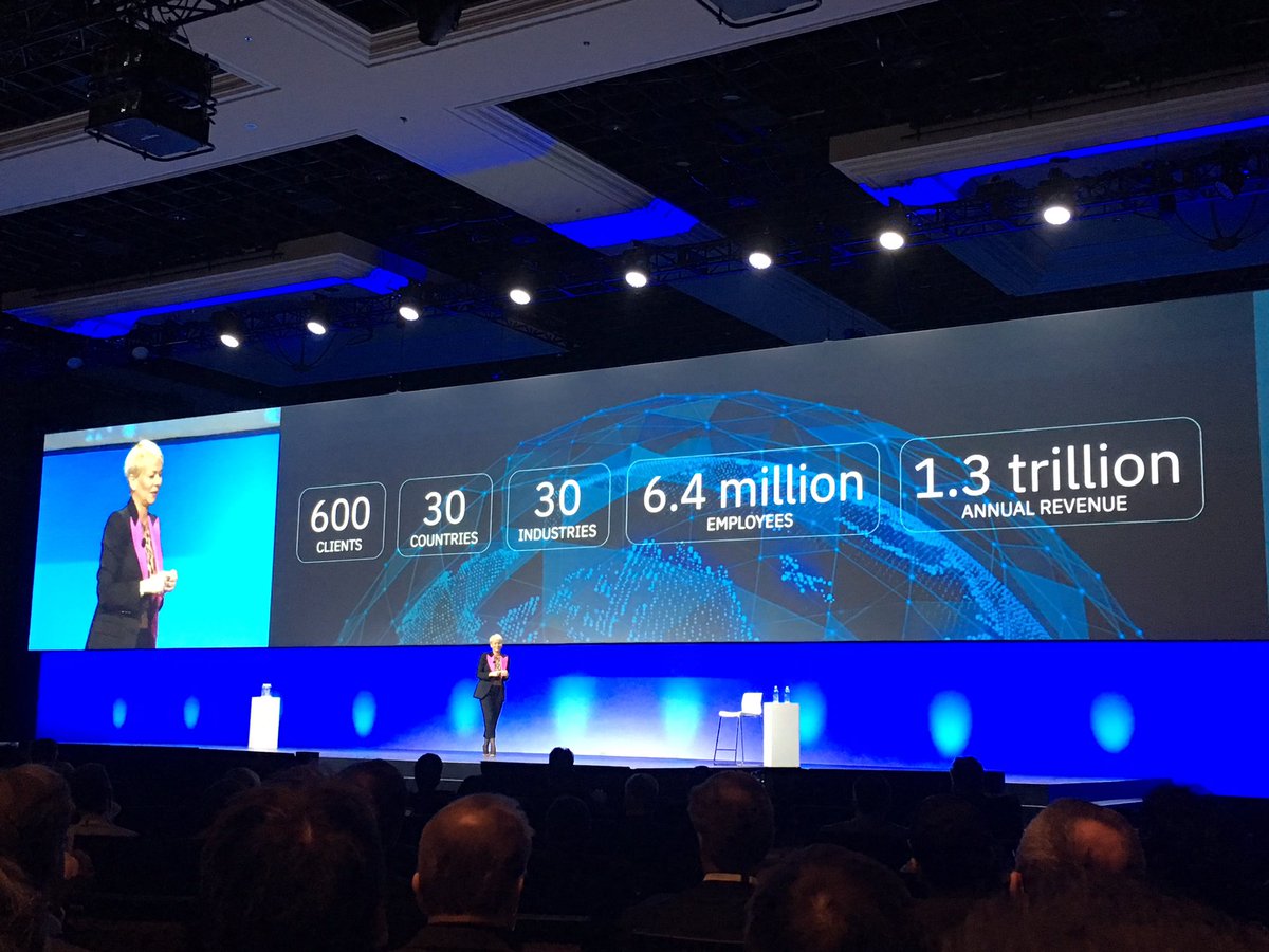 Numbers talk:<a href="/harrietgreen1/">Harriet Green</a> - 600 clients, 30 countries, 30 industries. #WatsonIoT  #ibminterconnect