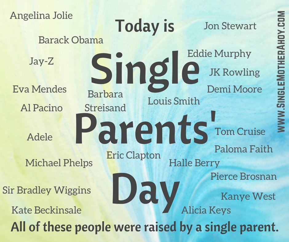 Today is #SingleParentsDay. 
Our jobs might sometimes feel twice as tough, but we get twice as much pride &amp; twice as many cuddles.