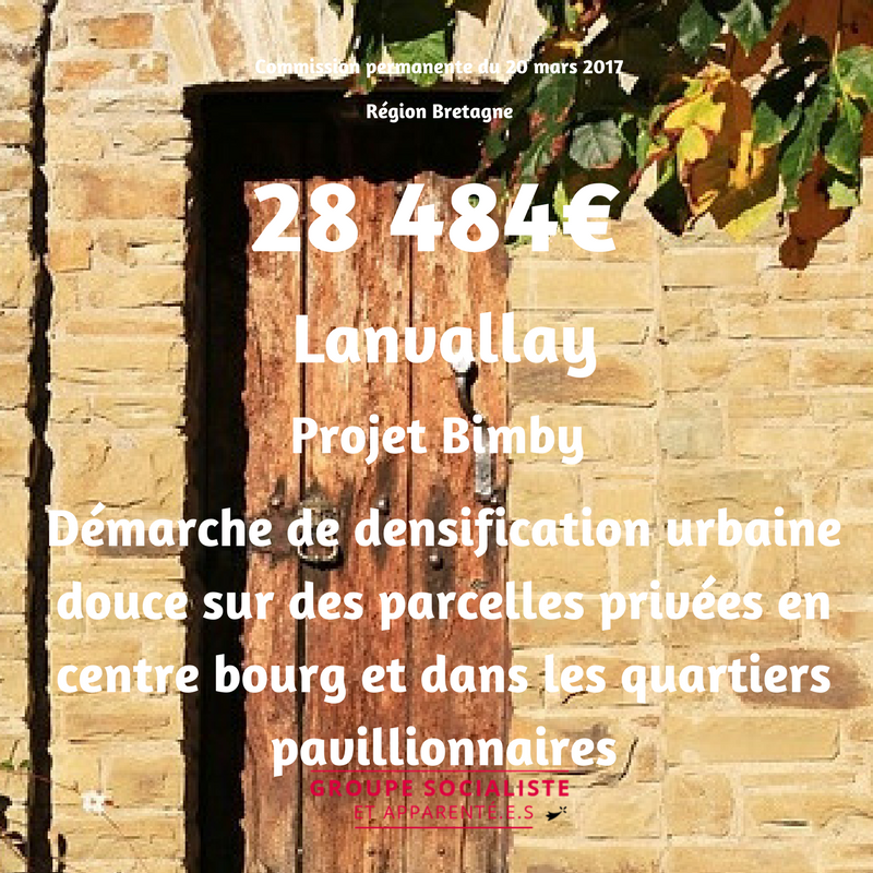 DomRamard's tweet photo. Commission permanente @regionbretagne : une aide de 28500 € à la Commune de #Lanvallay pour sa démarche autour de la densification urbaine. https://t.co/Z087DuAsGR