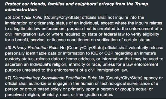 IndivisibleCal4's tweet image. 2/3 #ACLU #9Rules for Law Enforcement #PeoplePower