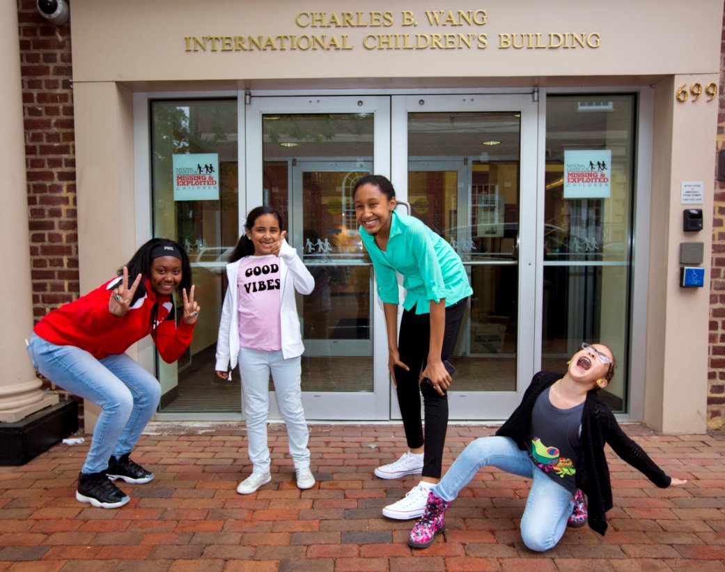 NCMEC's tweet image. It's #InternationalDayOfHappiness - Follow our prevention education programs @NetSmartz and @KidSmartz. A fun and happy way to stay safer!