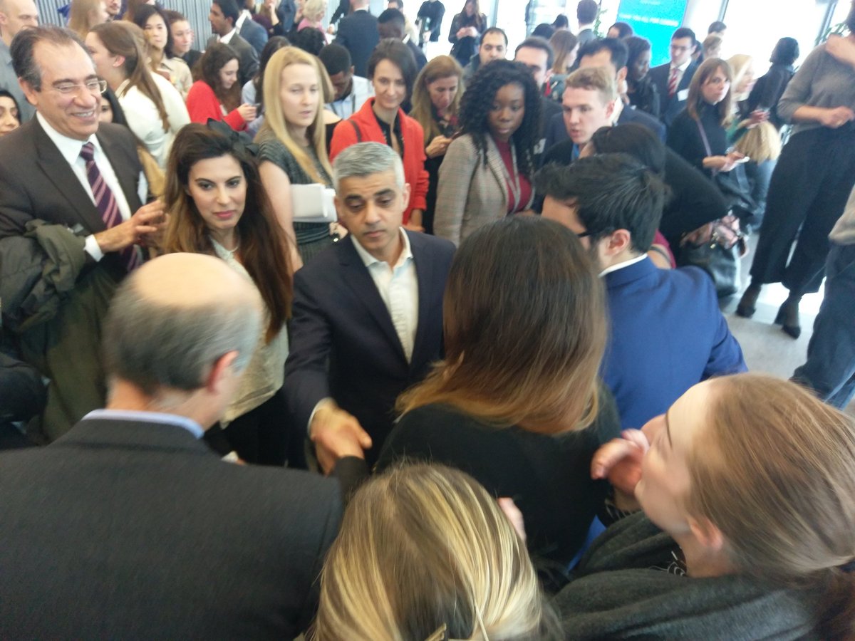 dariusnorell's tweet photo. Great day at City Hall hosting #mayorsentrepreneur with @SadiqKhan and inspiring Jo Malone. Brilliant ideas from London's students and grads https://t.co/esn1RC3bQm