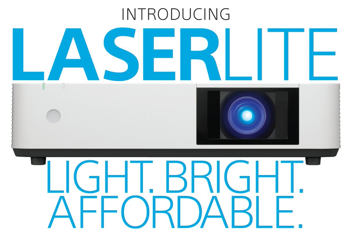 SonyProUSA's tweet image. Coming soon: VPL-PHZ10 &amp;amp; VPL-PWZ10 LaserLite, Sony's light, bright and affordable new laser projectors bit.ly/2neaXBt