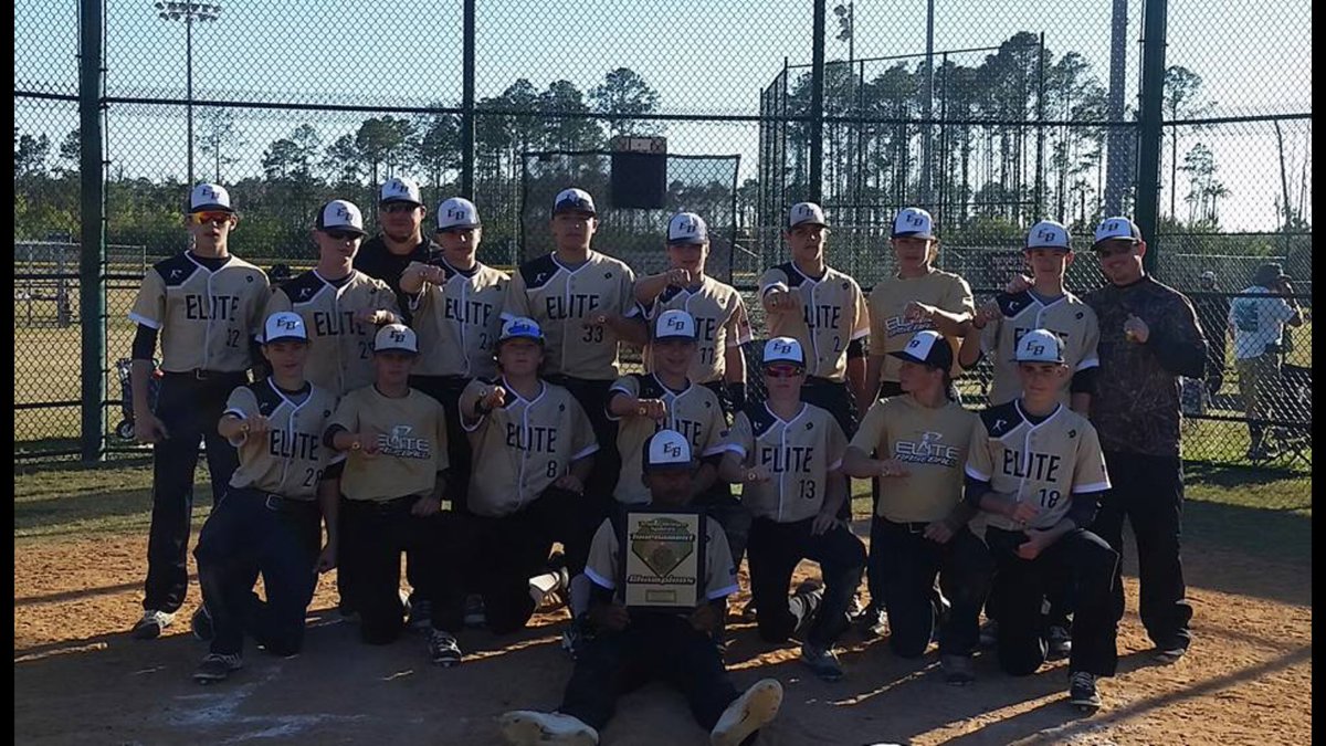 2nd year in a row North Florida Triple Crown Champions 14u Elite Baseball A2K.#elitebaseball
