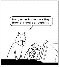 Ray has a homosexual tryst in Oregon Trail