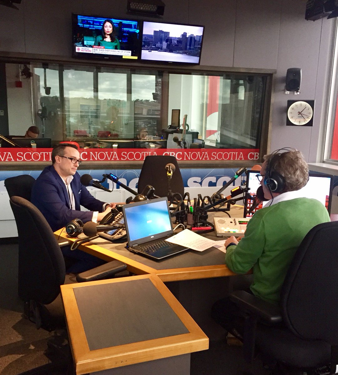 Catch <a href="/Wgould/">Wes Gould</a> on <a href="/Mainstreethfx/">CBC Mainstreet Hfx</a> this afternoon chatting with <a href="/bobmurphycbc/">Bob Murphy</a> about REDspace, our international portfolio, and our growth!