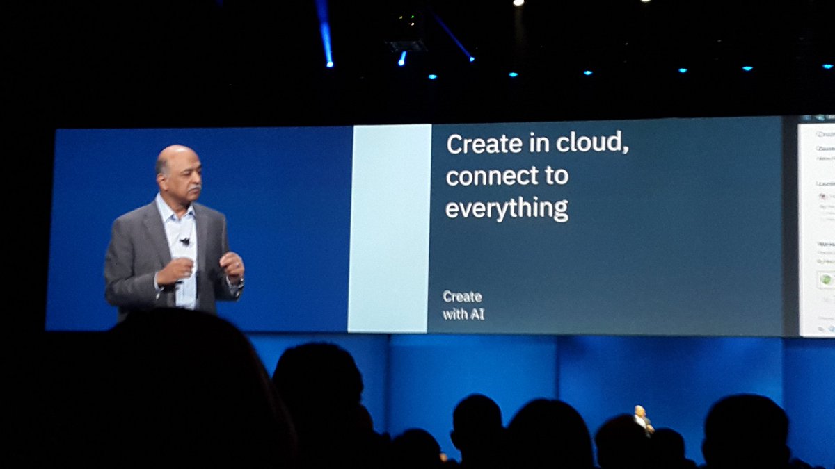 StreeboMobility's tweet image. 'Developers can now create with AI and connect it to any backend' - @ArvindKrishna , SVP, IBM #DeveloperPower #ibminterconnect