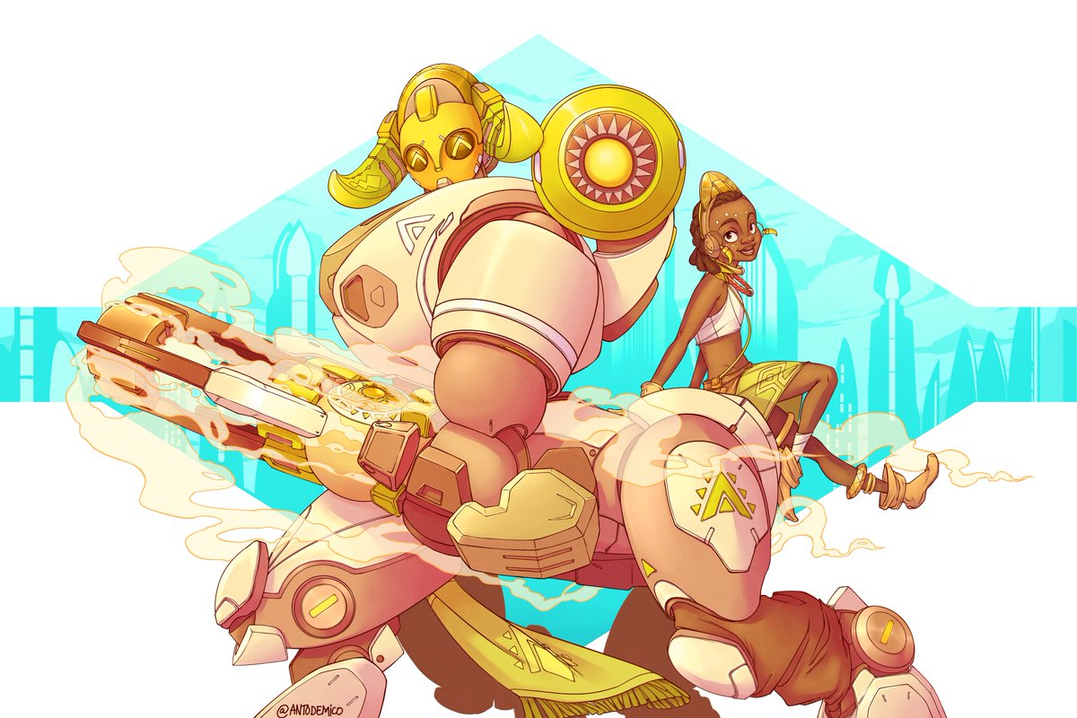 antodemico's tweet photo. She's almost here! #Orisa #Overwatch @PlayOverwatch https://t.co/TqiKw8K8CI