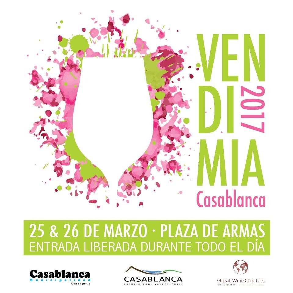 casablancagwc's tweet photo. Conoce la programación para la #VendimiaCasablanca2017 , no te pierdas este fds esta gran Fiesta ! #Casablanca #CapitalMundialdelVino https://t.co/WSdWQyefX7
