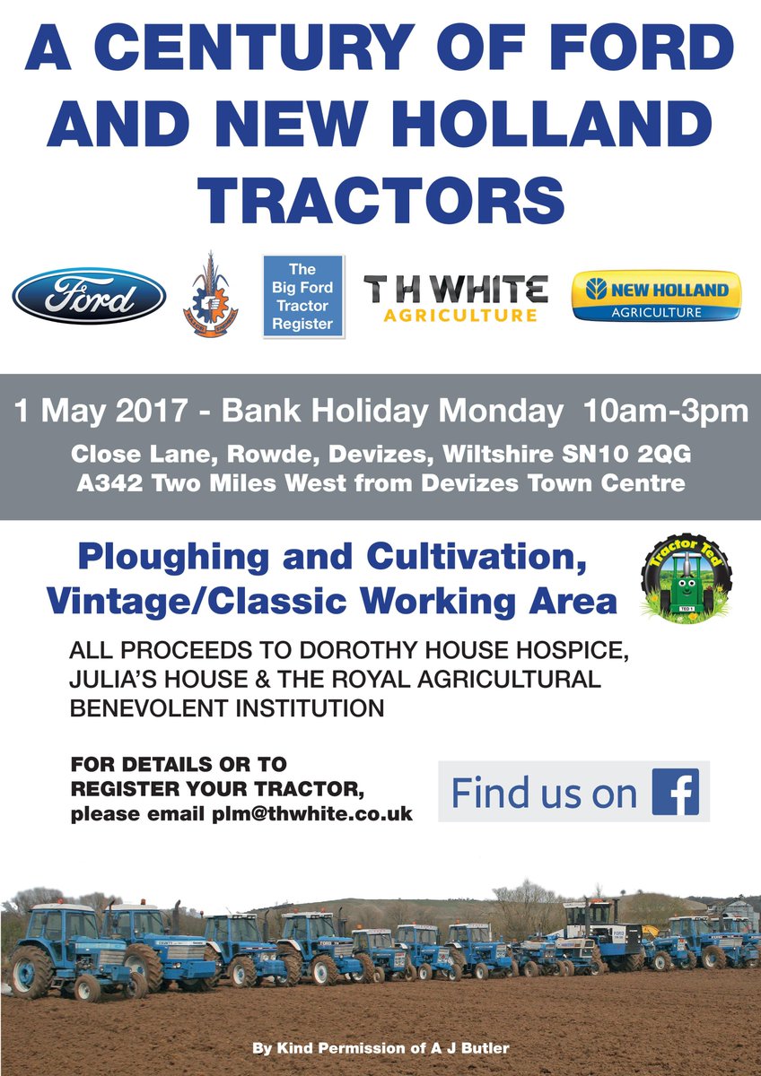 GeorgeAgTrader's tweet photo. AJB Farming Ltd will be holding an annual tractor working day/vintage ploughing match to raise money for #charity 1st May #bankholiday https://t.co/vtqma37w6N