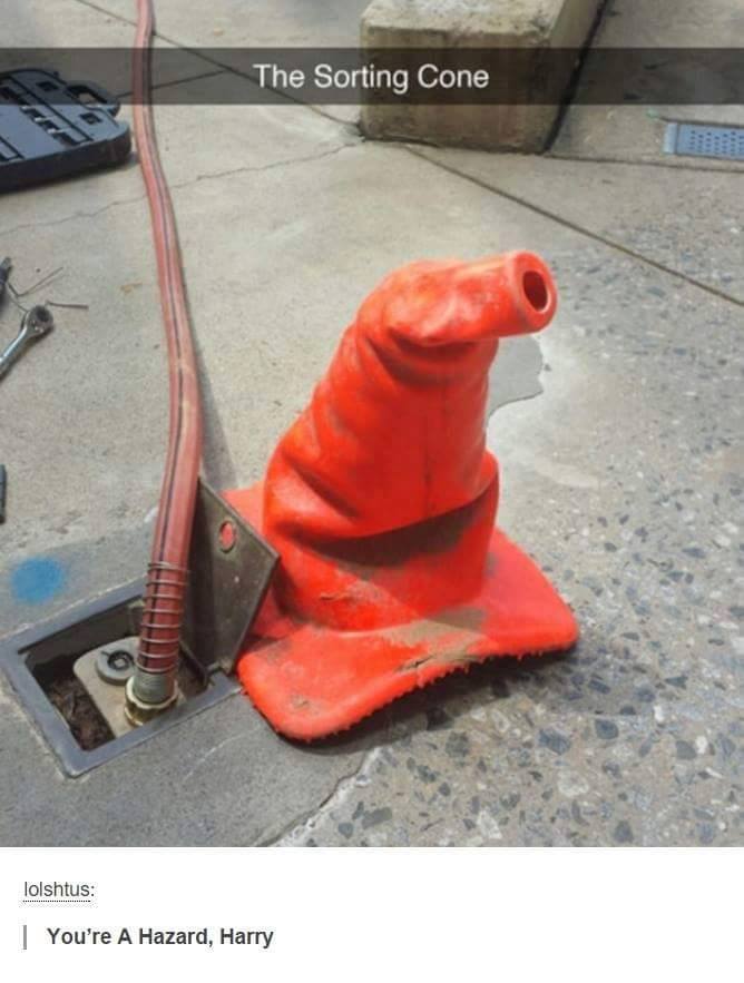 You're a hazard Harry 😂