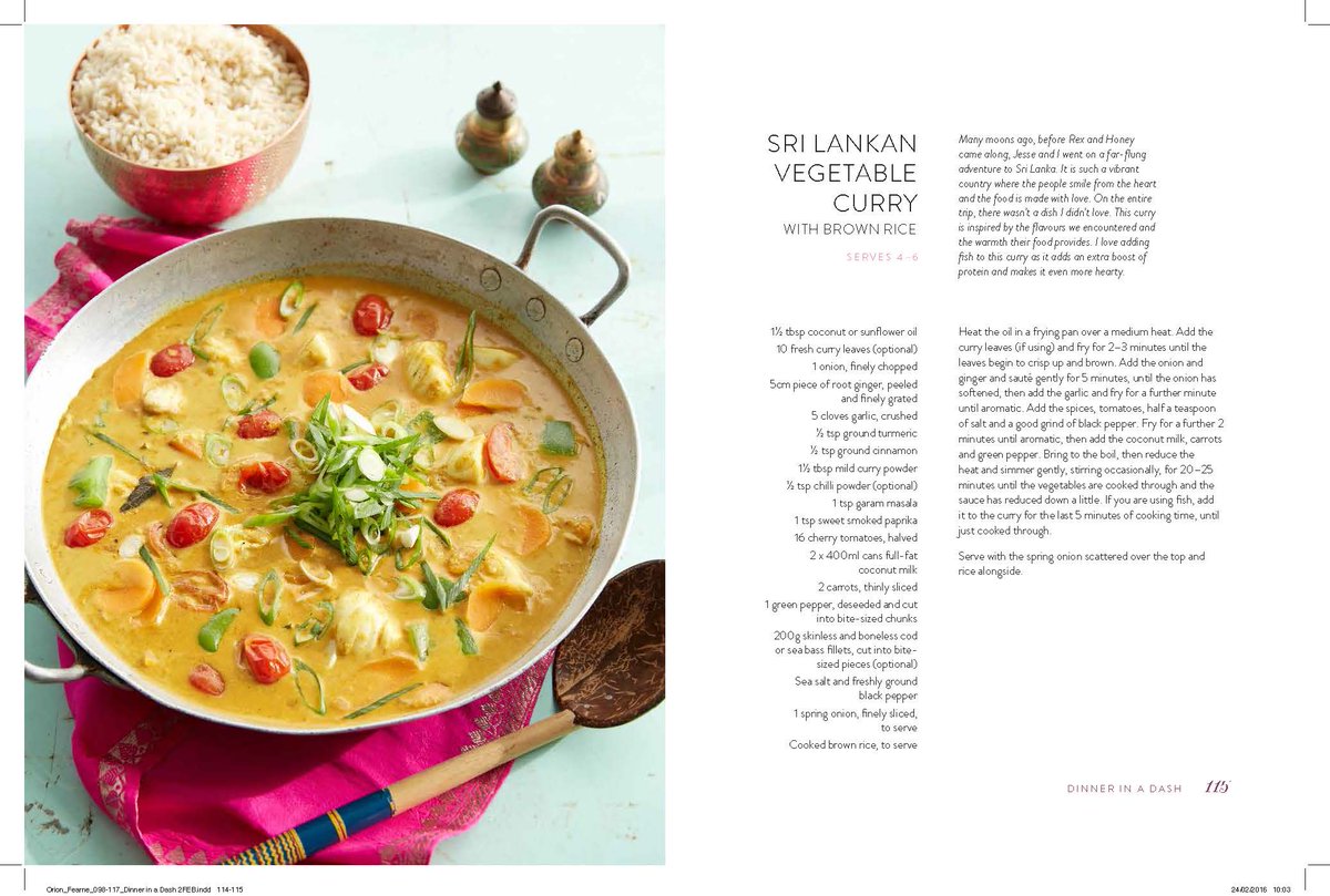 SevenDialsBooks's tweet photo. Food tonight is Sri Lankan Vegetable Curry + brown rice from 2016's bestselling debut cookbook #CookHappyCookHealthy #MeatFreeMonday #recipe https://t.co/hSO5Hlk0ji