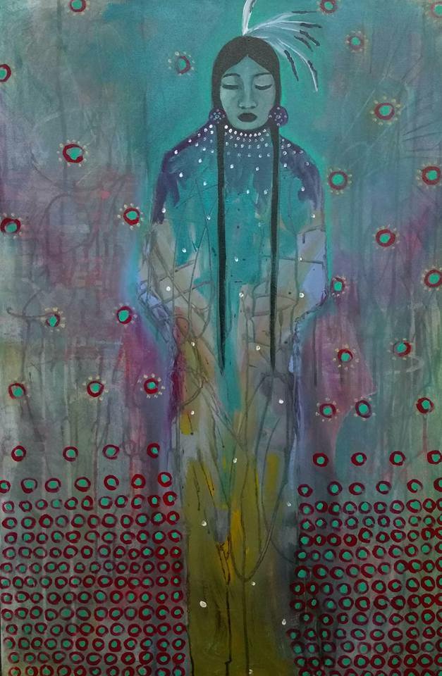 wwsessions's tweet photo. Remarkable. Go to #PostPilgrimGallery
Lower level @laststopcdshop - J White is a true #inspiration #art #native #modernnative #abstract #sd https://t.co/GpvEHVnUB2