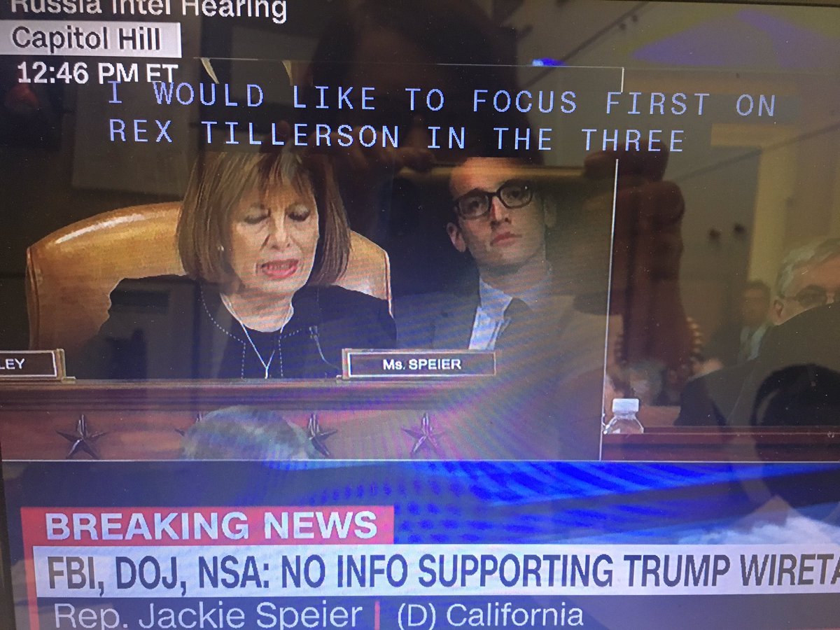 RepSpeier's tweet photo. .@FBI Dir Comey just confirmed #Russia is our adversary, intends to do US harm. #ComeyHearing https://t.co/2mzAsM8qTZ