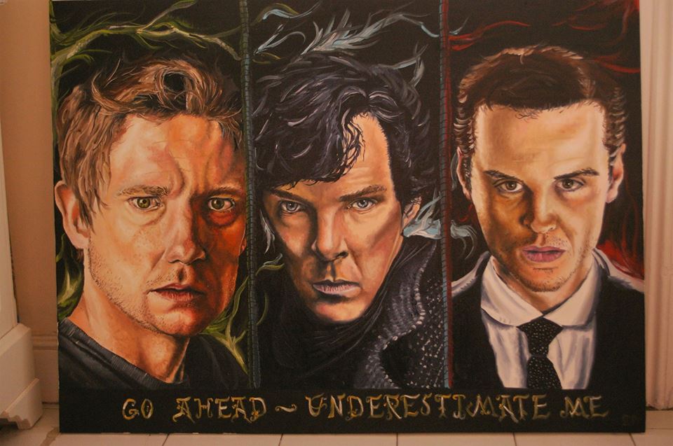 Sherlock_TV's tweet photo. Attention #Sherlock Fan Art lovers! You could win this awesome free painting. Find out how here: https://t.co/bGS7tG5krJ #fanart https://t.co/ezIg68mq58