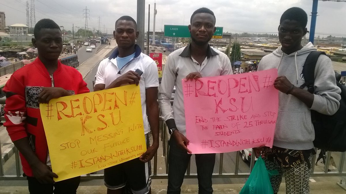 OdomaUsman's tweet photo. I support #reopenksu https://t.co/fWkItgW0DS