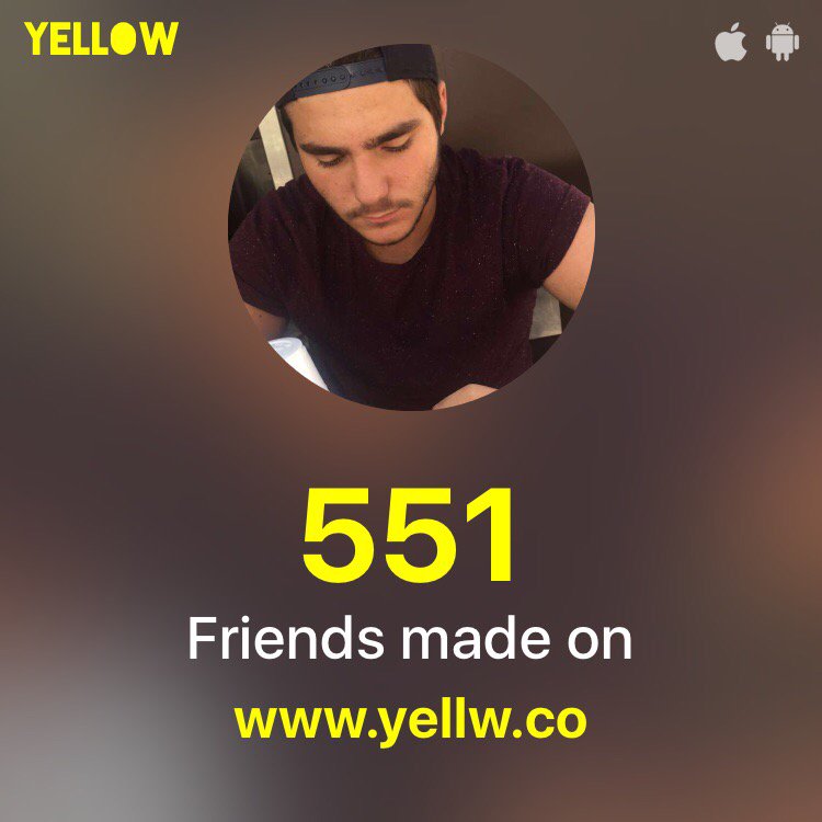 Dadoubenda's tweet photo. Thanks @yellwapp 😍😍 I made 551 new friends on Snapchat: https://t.co/qPfJF8DAbq #MakeFriendsOnSnapchat https://t.co/Xopw5Bp3cE