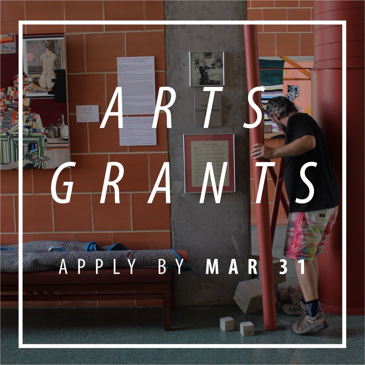 Apply for Arts Grants funding! Applications open thru March 31 for local artists and art orgs, learn more at at dentonarts.com/grants