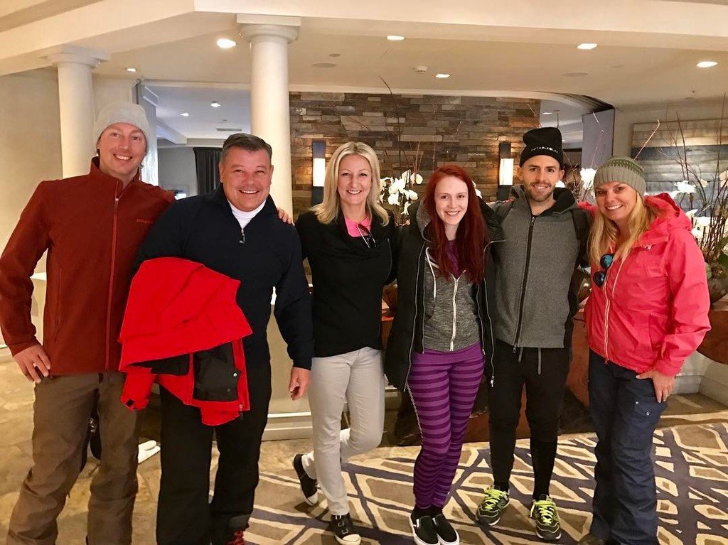 TheLittleNell's tweet photo. Welcome Canadian media friends @brianpeech @fathomco @projectmindful #notablelife @notableca @andreakarr to @aspens… https://t.co/yzMD7t7Hrh