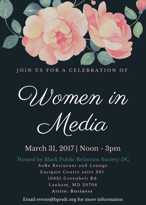 BPRSDC's tweet photo. We are "springing" into action and personally inviting YOU to our "Women In Media" Luncheon March 31 #SoBeRestaurant
https://t.co/iLH3pClitN https://t.co/IUdMnCiRKl