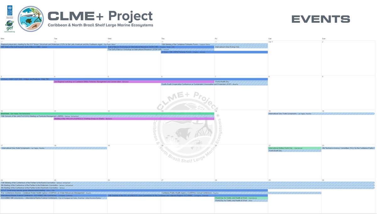 CLMEplus's tweet image. Want to know more about our #CLMEproject activities &amp;amp; events? Please consult our online calendar. clmeplus.org/events #ocean #Caribbean