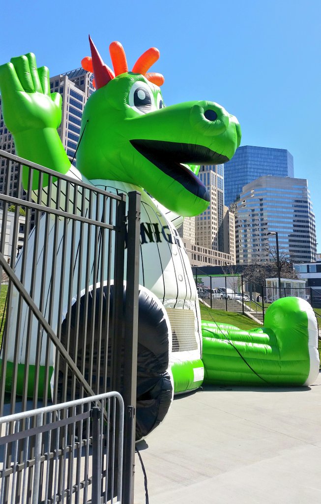 KnightsBaseball's tweet photo. New inflatable in the Kids Zone this season! #Knights30 https://t.co/xsYB5TvTf7