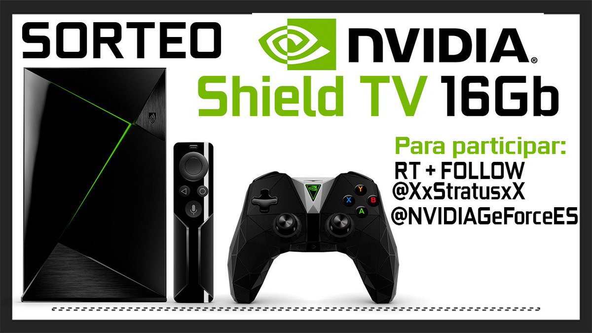 XxStratusxX's tweet image. SORTEO de una NVIDIA SHIELD TV 16Gb!!! Finaliza el 27/03/2017. Para participar RT + Follow a @XxStratusxX y @NVIDIAGeForceES. Mucha suerte!!
