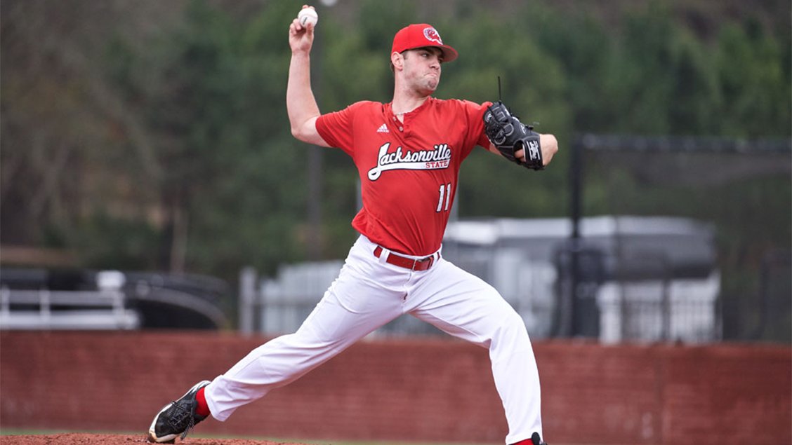 adidas® OVC Baseball Co-Pitcher of the Week: @JSUBB Colton Pate - 7 shutout innings, 14 strikeouts, 3 singles allowed in win over EIU
